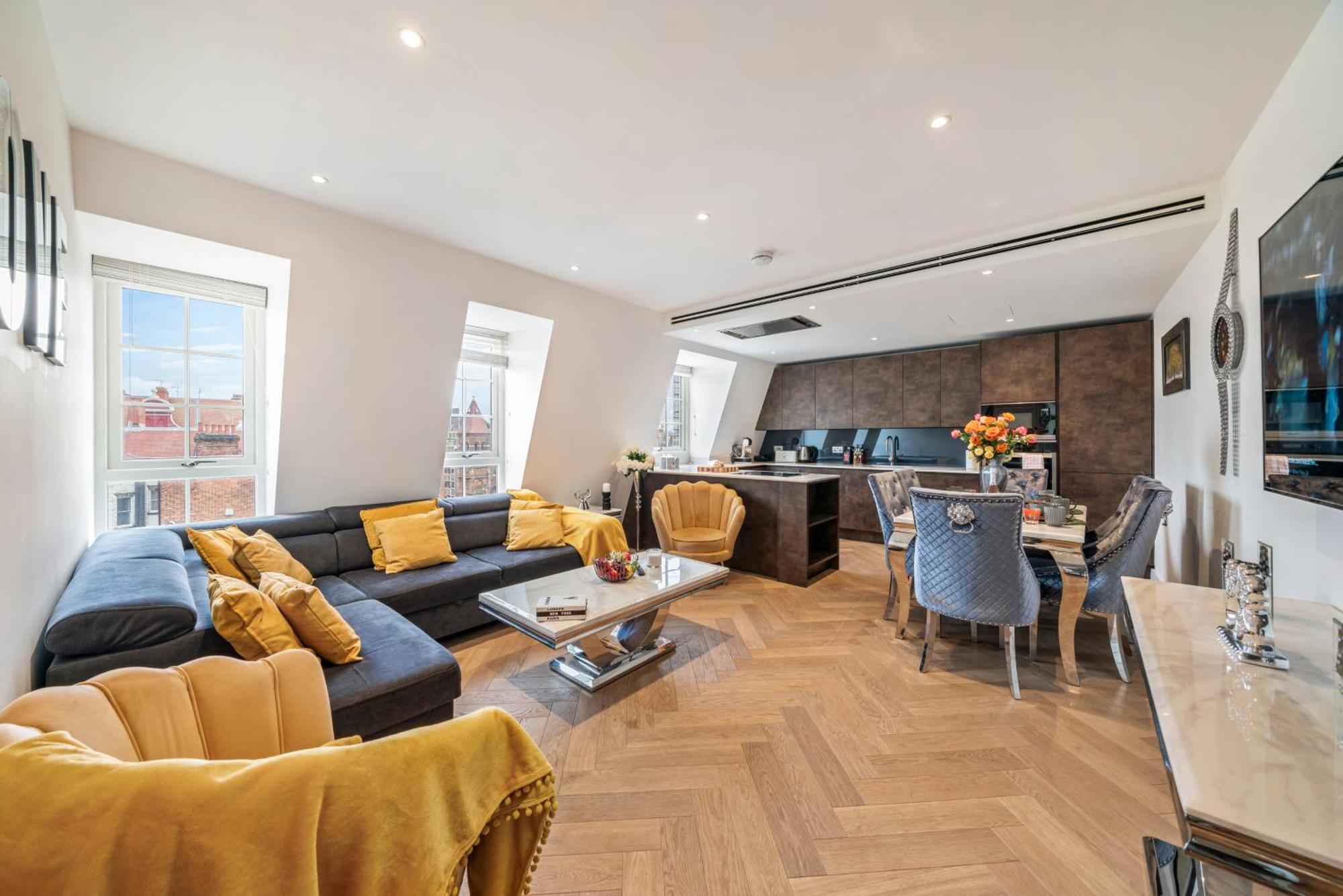 Spectacular 2-Bedroom Penthouse In Marble Arch 75 Londen Buitenkant foto